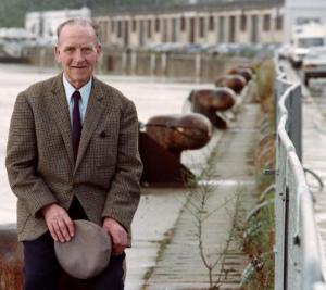 Henri Salmide by the port he saved, and came to love.