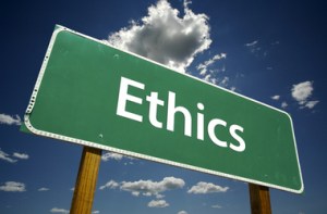 ethics sign