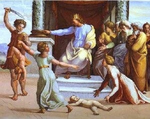 Judgemnt of Solomon by Raphael(1)