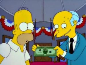 Burns gives back