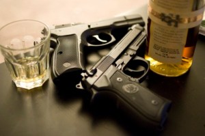 guns and liquor