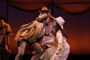 "Anything you can do I can do better...!" An appropriate accompaniment, and, ironically enough, from "Annie Get Your Gun"!