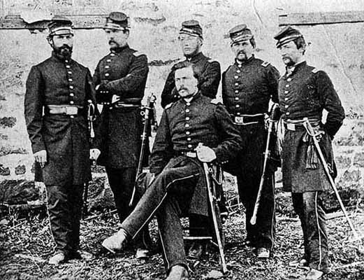 Officers of the First Minnesota Volunteer Regiment
