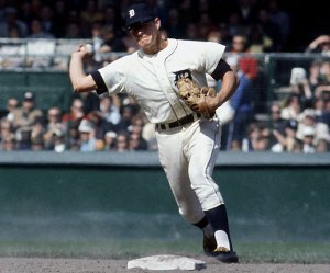 Mickey Stanley in 1968: learning a new position in the World Series, making us dumber...