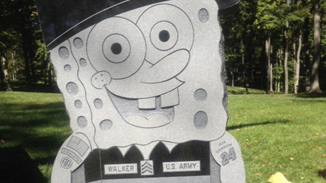 SpongeBob Gravestone Removed