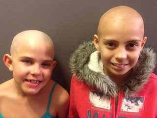 Kamryn Renfro with her friend: obviously a troublemaker.