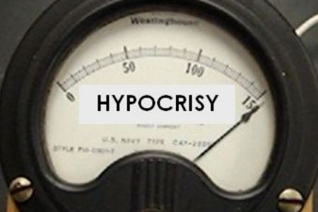 Hypocrisy meter