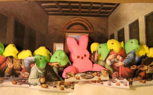 Peeps Last Supper by Leonardo DiPeepchi