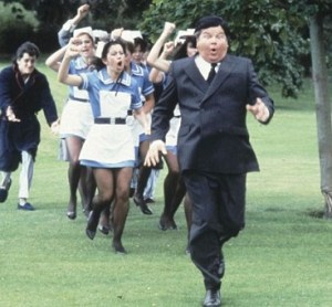 "Honored graduates: My advice is that when faced with determined opposition, if you know you are right, run away. Thank you."