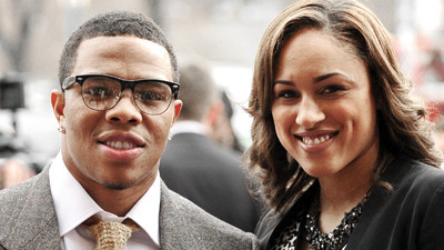 The love birds. Luckily, she can take a punch.