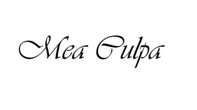 MeaCulpa