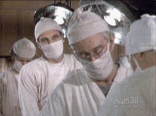 So, did you hear the one about why surgeons wear those masks?