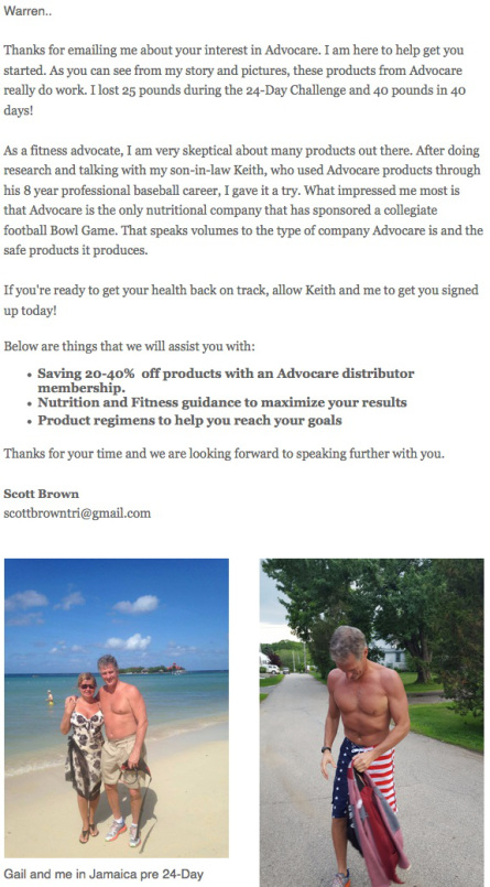 Stay classy, Senator...