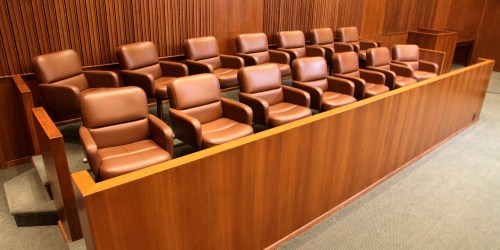 Courtroom Jury Box