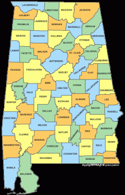 Alabama-county-map