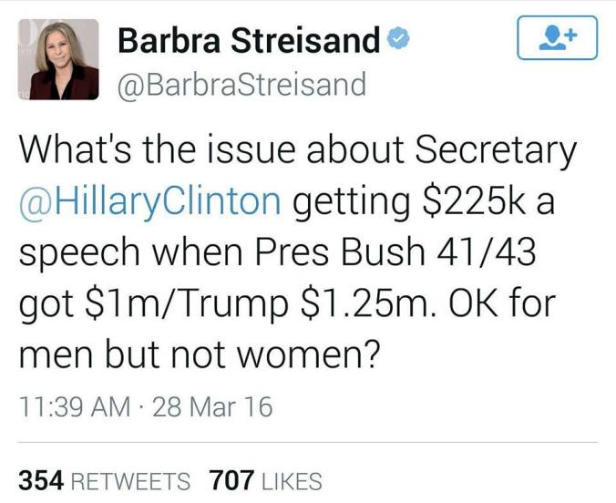 Streisand tweet