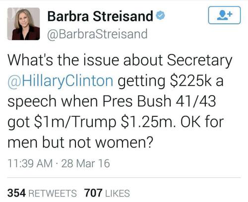 Streisand tweet