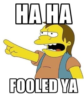 I would at least think the revelation that The Simpsons' Nelson Muntz was a White House foreign policy advisor would be news... 