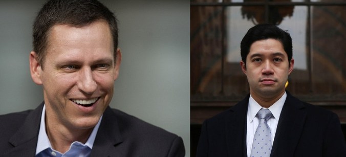 The guy on the right feels happy and safe with everyone knowing he's gay, so the guy on the left is a fool for not wanting a sleazy website to tell the world that HE'S gay. Wait..WHAT?