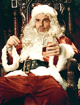 11 photos for movie review running Thanksgiving Eve. Billy Bob Thornton in Terry ZwigoffÕs BAD SANTA. Photo Courtesy of Tracy Bennett.