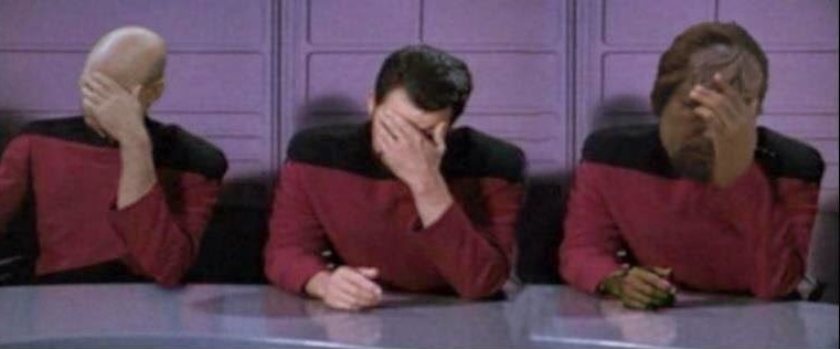 triple facepalm