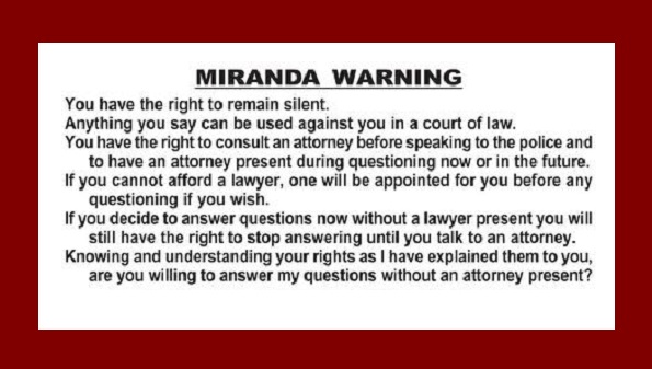 Miramda attorney