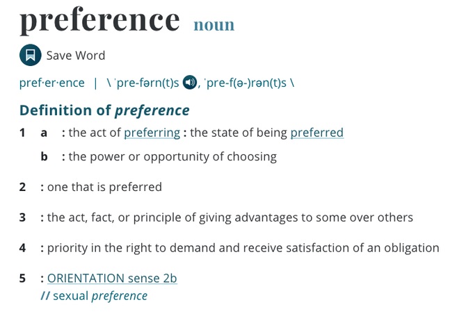 Preference 1