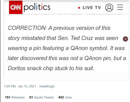 Fake CNN correction