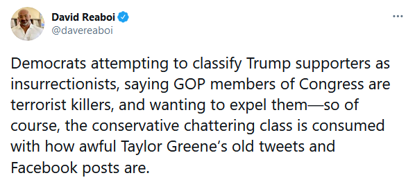 Tweet re Greene