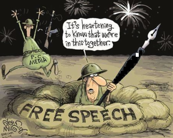 censorship cartoon