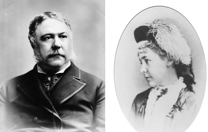 Chester Arthur and Julia