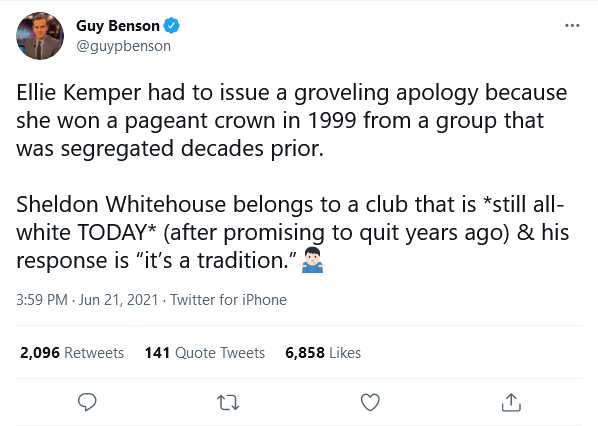 Benson tweet