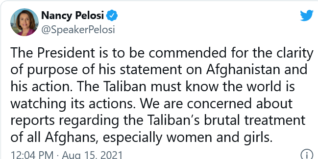 Pelosi tweet