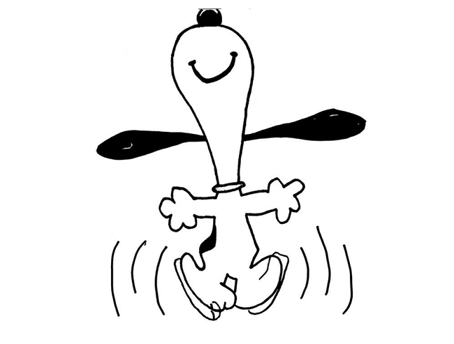 Snoopy dance