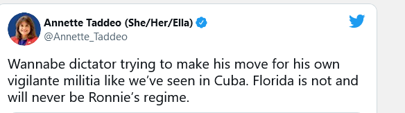 DeSantis smear tweet