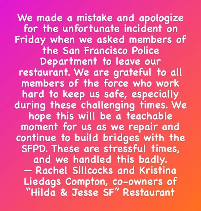 hilda-jesse apology